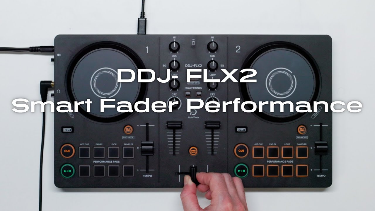 最新DJ機材】AlphaTheta / DDJ-FLX2 初心者にもおすすめ！ 定番機材と