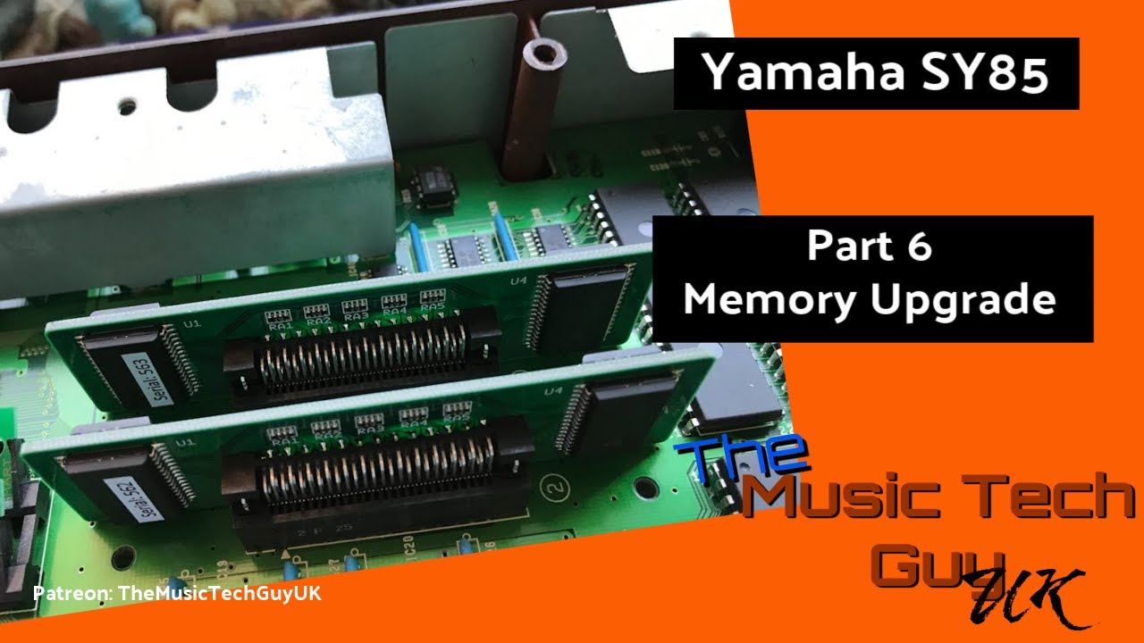 Yamaha SY85 Restoration - Part 6 - Memory Upgrade - YouTube
