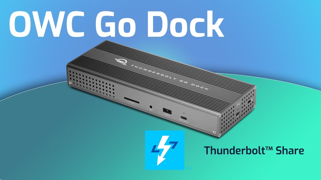 OWC Thunderbolt Go Dock: Optimized for Thunderbolt Share