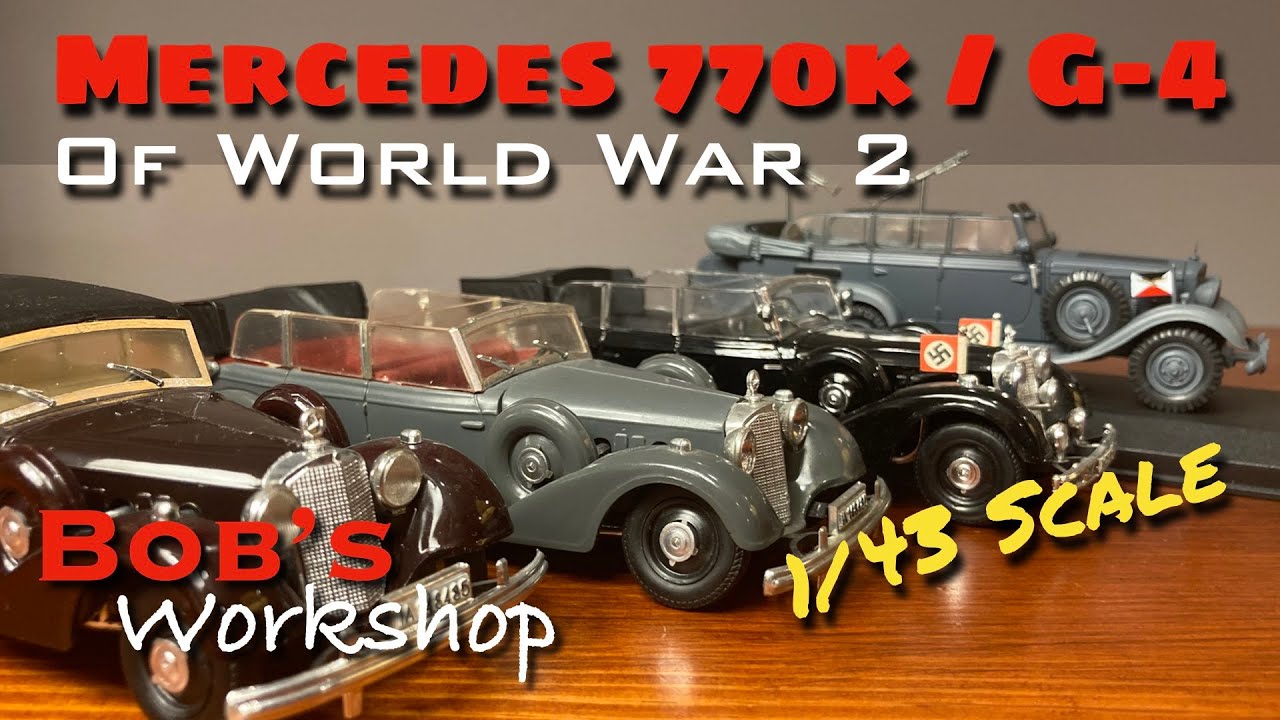 Mercedes 770K G-4 1/43 Scale by Rio Review O Gauge Scale Trains