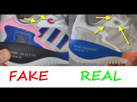 Adidas ZX alkyne real vs fake review. How to spot counterfeit