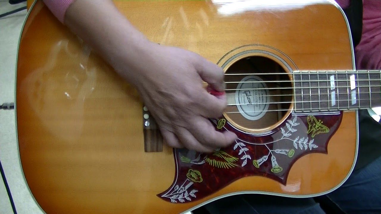 Gibson hummingbird 14年製 ギブソン ハミングバード - YouTube