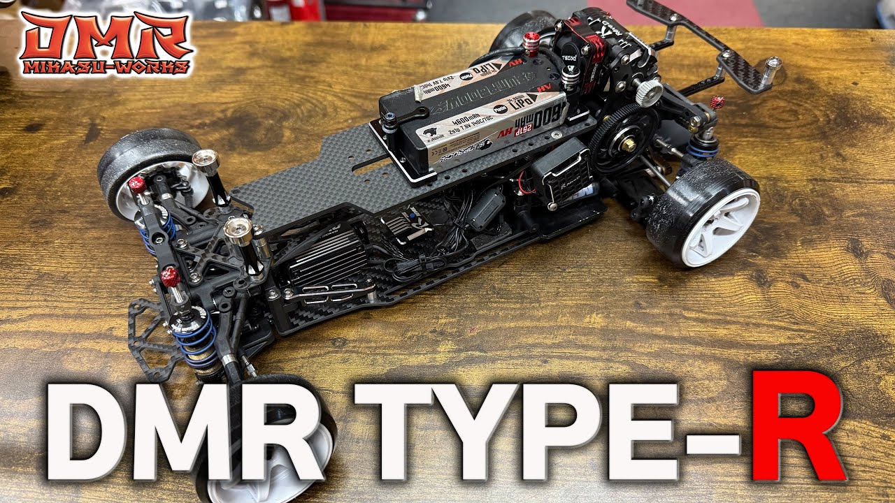 ラジドリ】タイプR始動❗️RDX DMRコンバージョン「JAPAN」【RC DRIFT