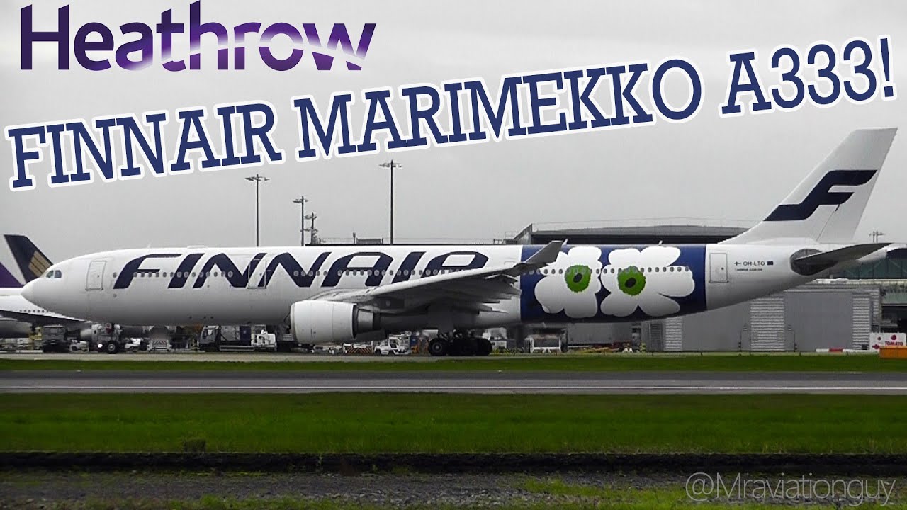 Finnair Airbus A330 Marimekko Floral Livery | Engine Condensation