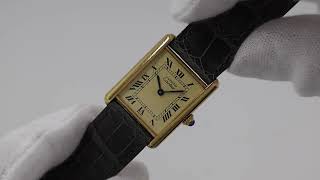 CARTIER カルティエ マストタンク LMサイズ Ref.1615 クォーツ