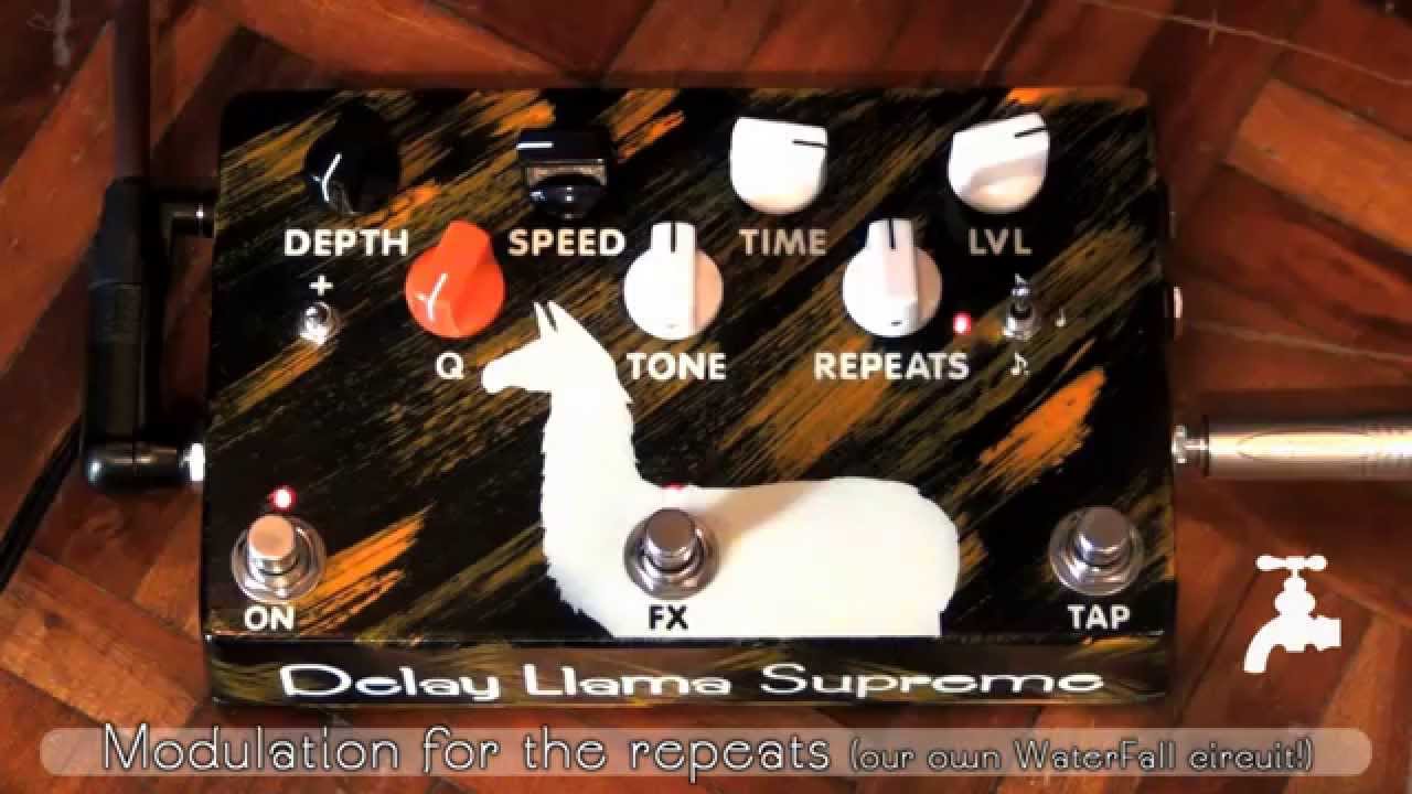 ディレイ】本格的なアナログディレイ「JAM Pedals Delay Llama Supreme
