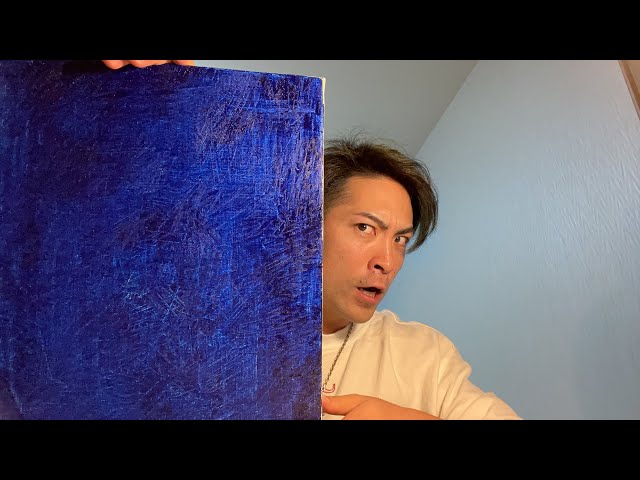 青だけの抽象画 - YouTube