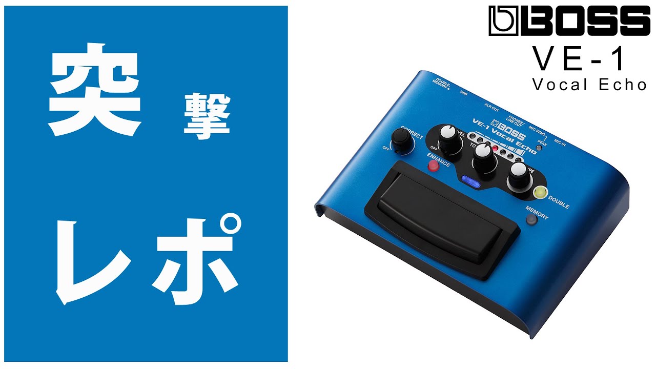 ☆突撃レポ☆Boss(ボス) / VE-1 Vocal Echo【2015 新製品内覧会