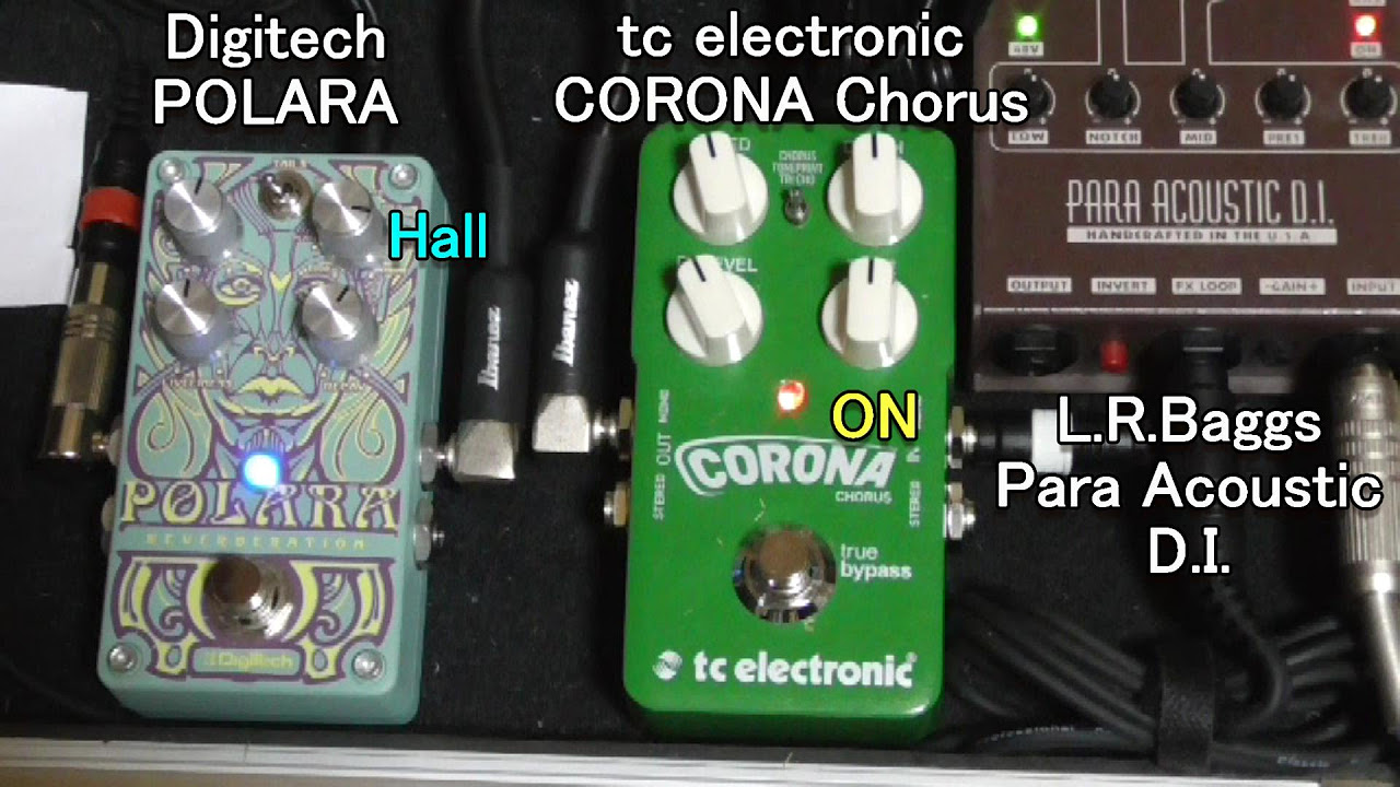 Digitech POLARA Reverb tc electronic CORONA Chorus エフェクター