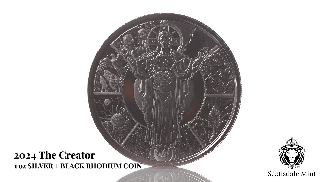 2024 Samoa Jesus Collection: The Creator 1 oz Silver with Black