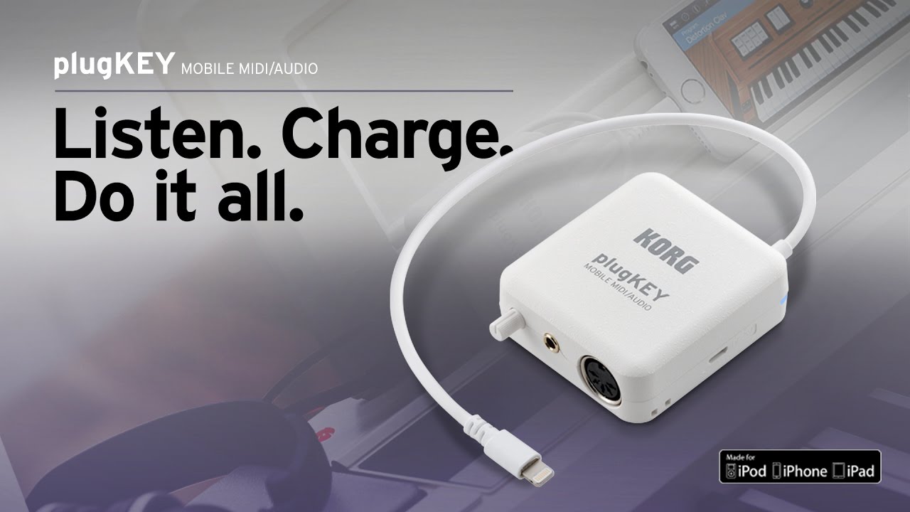 Korg's plugKEY Provides Solution to iPhone7 Users, Plus More - YouTube
