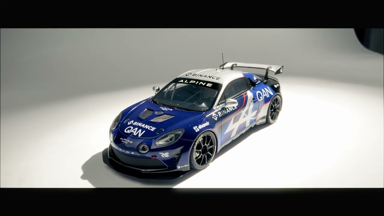 ALPINE A110 GT4 EVO BLUE ALPINE ESPORTS SERIES 2024 - OT1160 - YouTube