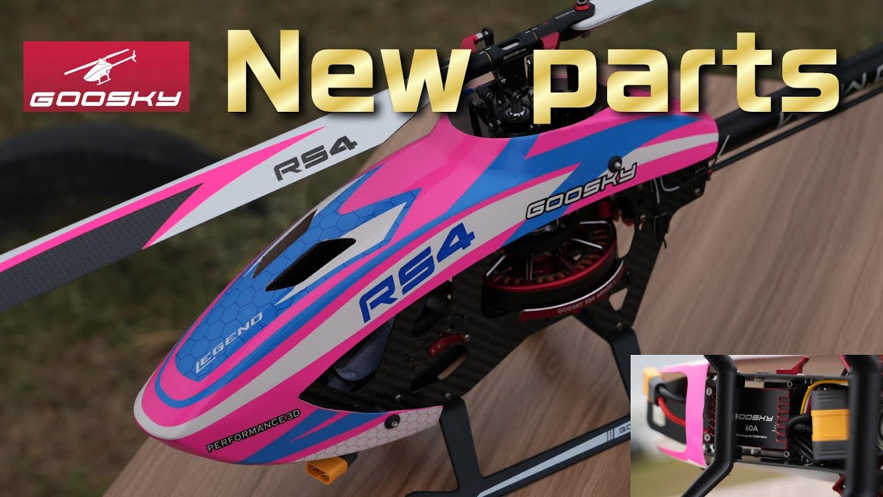 ラジコンヘリ Newパーツを搭載して飛んだらぶっ飛んだ GooSky RS4