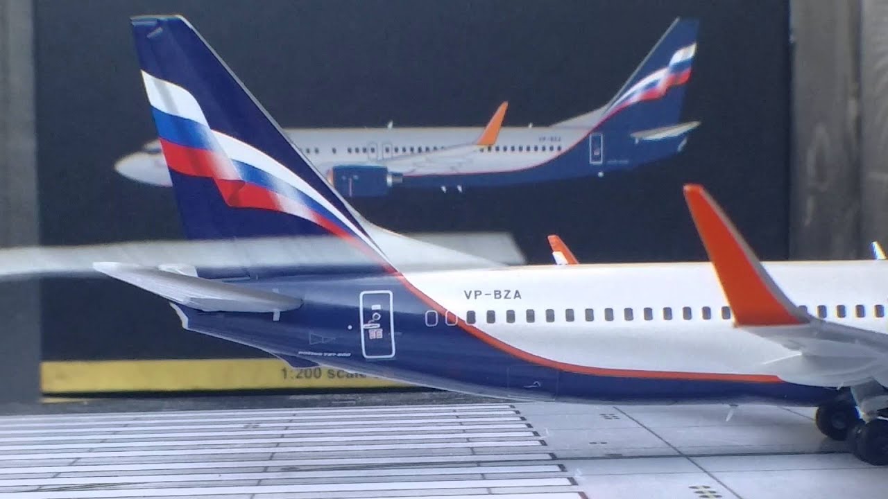 Gemini 200 Aeroflot B737-800 Review - YouTube