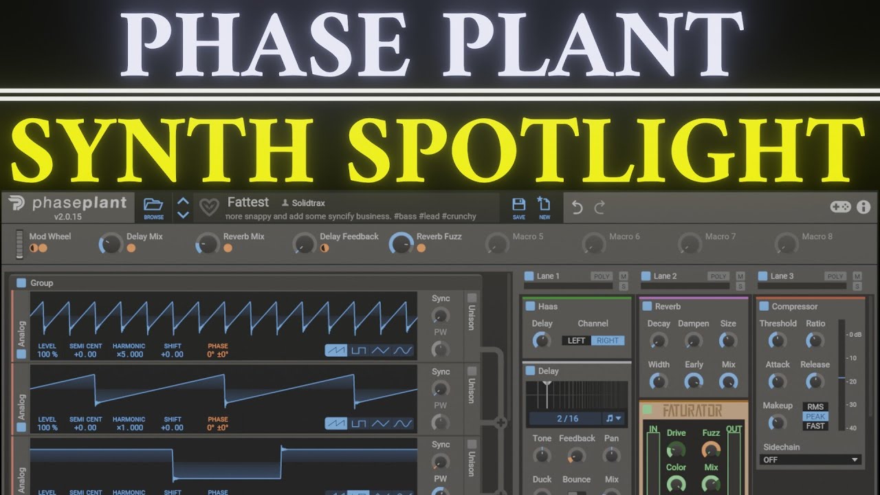 Kilohearts Phase Plant Synth Spotlight - YouTube