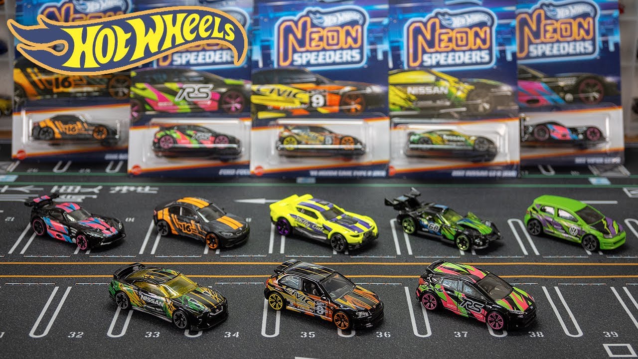 Hot Wheels 2023 Neon Speeders - YouTube