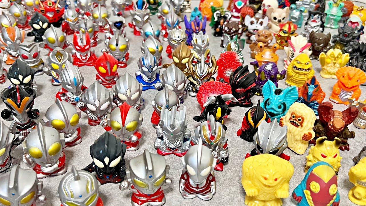 指人形大全】ウルトラマンと怪獣の指人形が大集結！ - YouTube