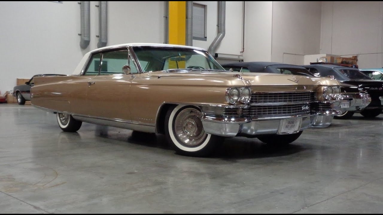 1963 Cadillac Eldorado 2 Door Hardtop in Frost Gold & Engine Sound