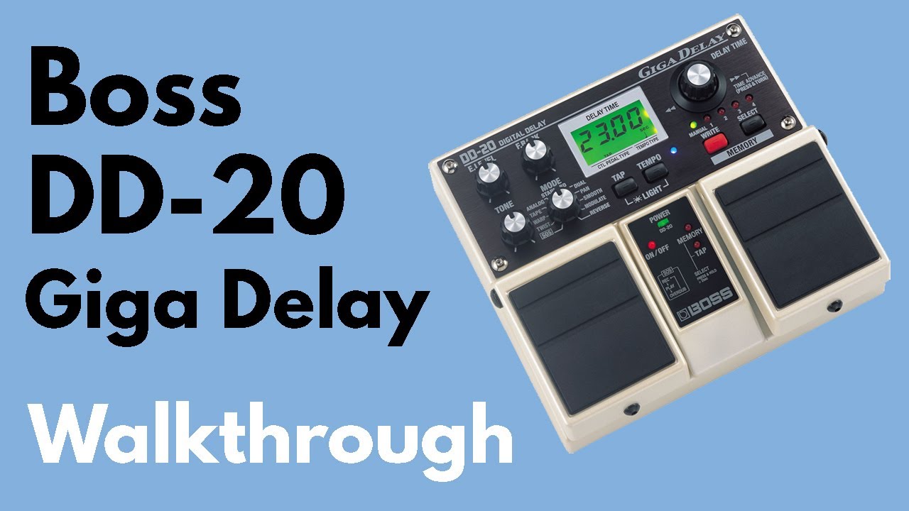 BOSS DD-20 Review - YouTube