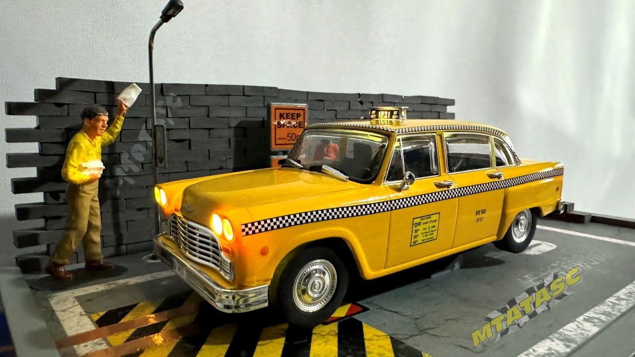 Scalextric 1977 NYC Taxi Slot Car / New for 2024 - YouTube
