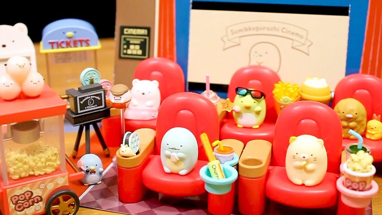 Re-Ment Miniature Sumikko Gurashi Cinema - YouTube