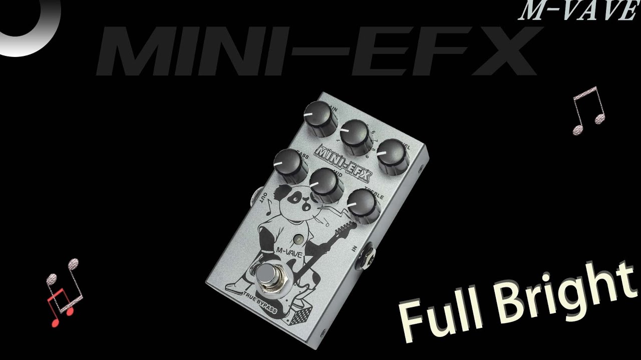 M-VAVE New MINI-EFX Effector Effect Display - YouTube