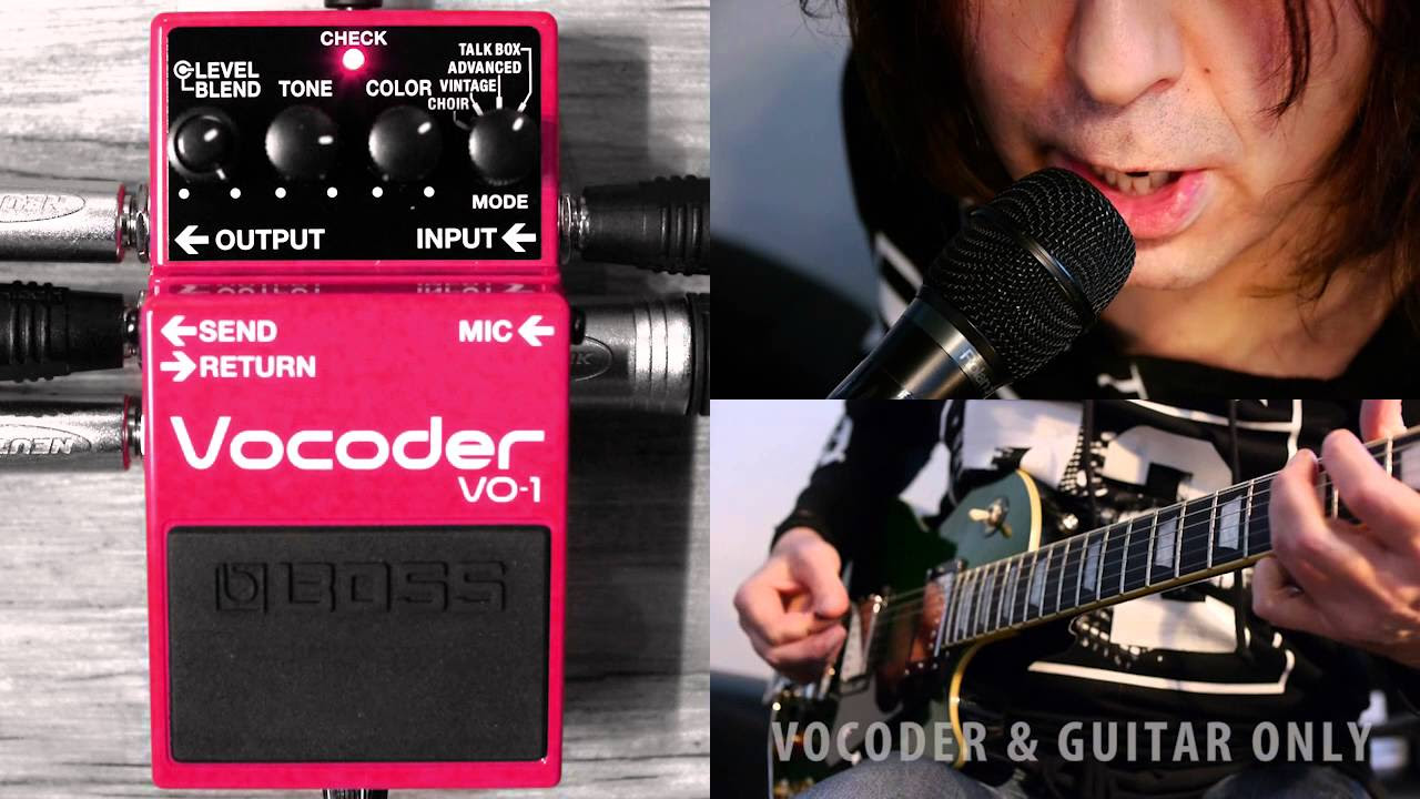 BOSS VO-1 Vocoder Sounds and Settings - YouTube