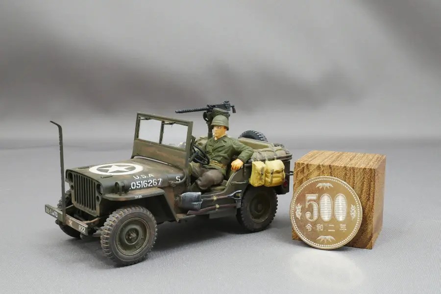 USジープ ウイリスMB タミヤ 1/35 組立と塗装・製作記・完成写真