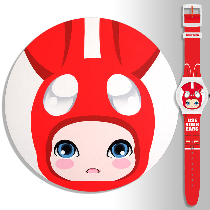 Windy Bunny” for Swatch | Hiroyuki Matsuura, Contemporary artist