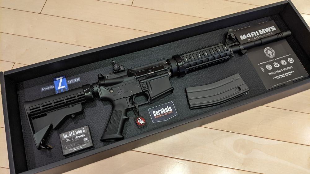 箱出しでもガッツリ動く！！東京マルイM4A1MWS ガスブロレビュー | お