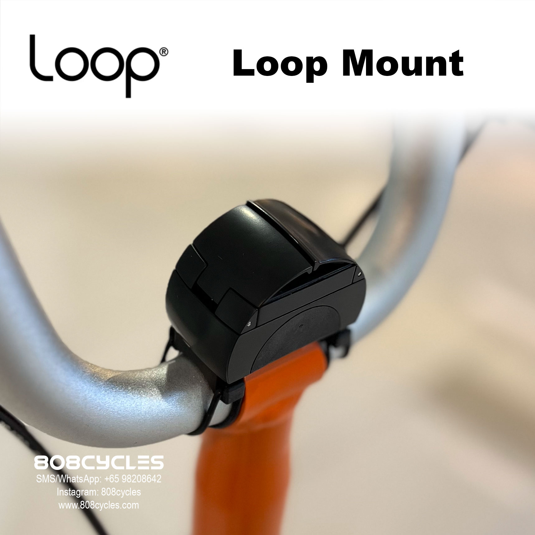 LOOP Mount Twist – Black – 808 Cycles