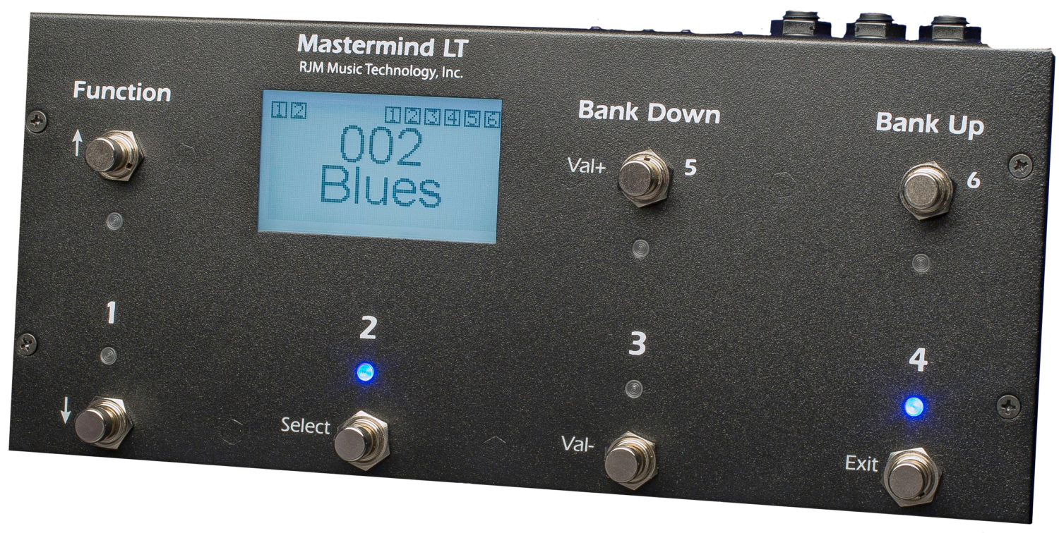 RJM Music Technology Introduces the Mastermind LT MIDI Foot