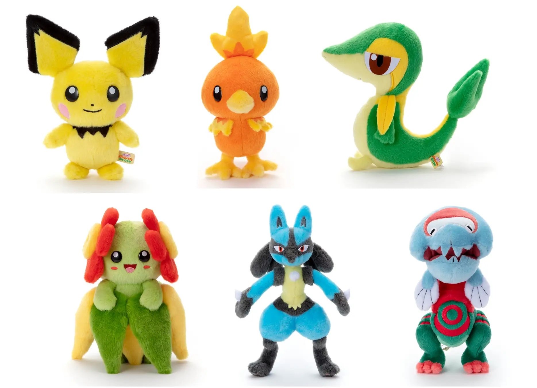 ピチューら6種が新登場！「キミにきめた！ポケモンゲットぬいぐるみ