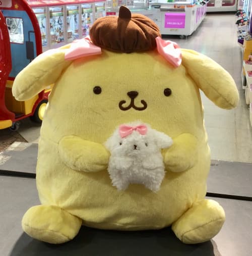 ポムポムプリン マカロンちゃんのリボンBIGぬいぐるみ - UFO基ゃっ地ゃ