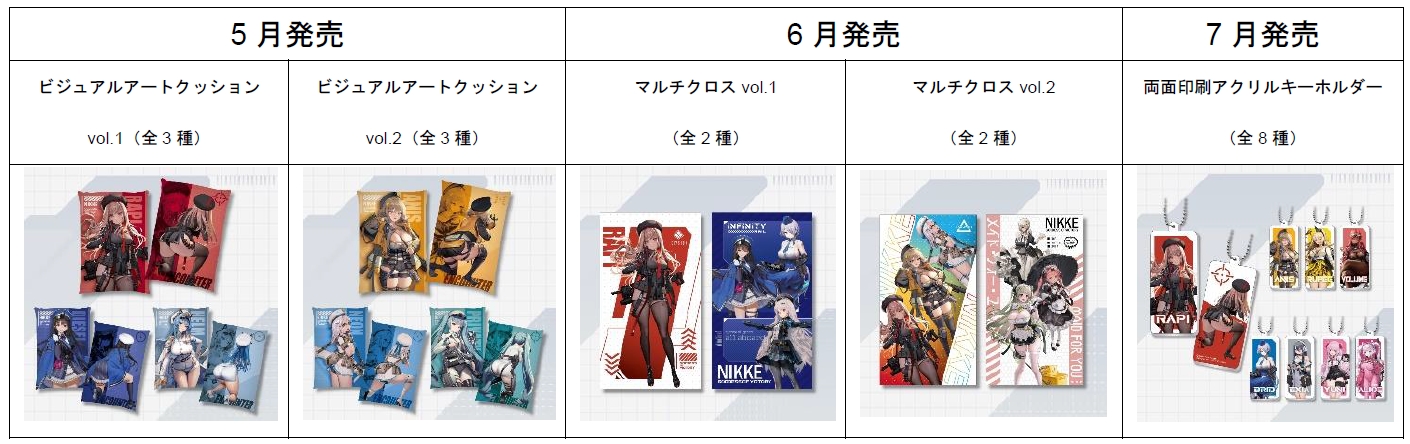 タイトー、『勝利の女神:NIKKE』のプライズ商品化を決定！ 記念