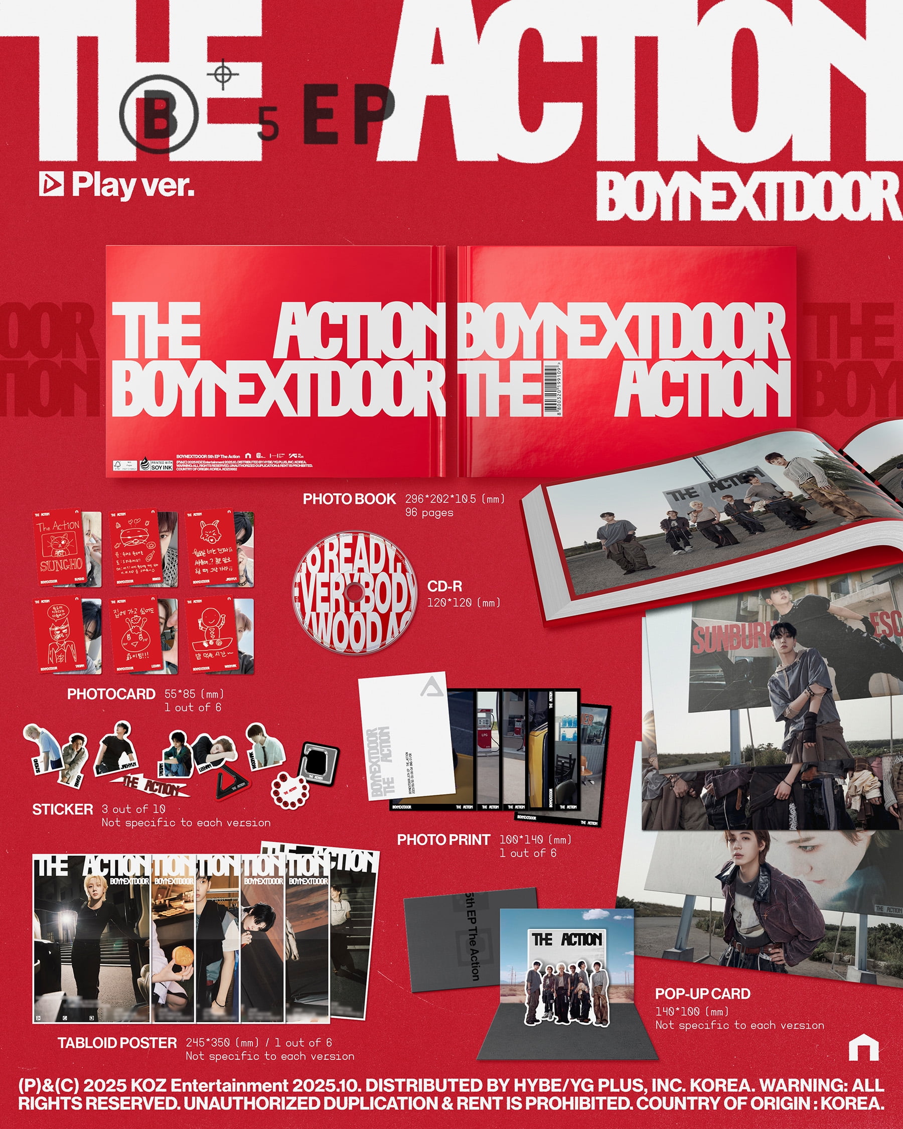 Boynextdoor - BOYNEXTDOOR 5th EP [The Action] [Play ver.] - Music