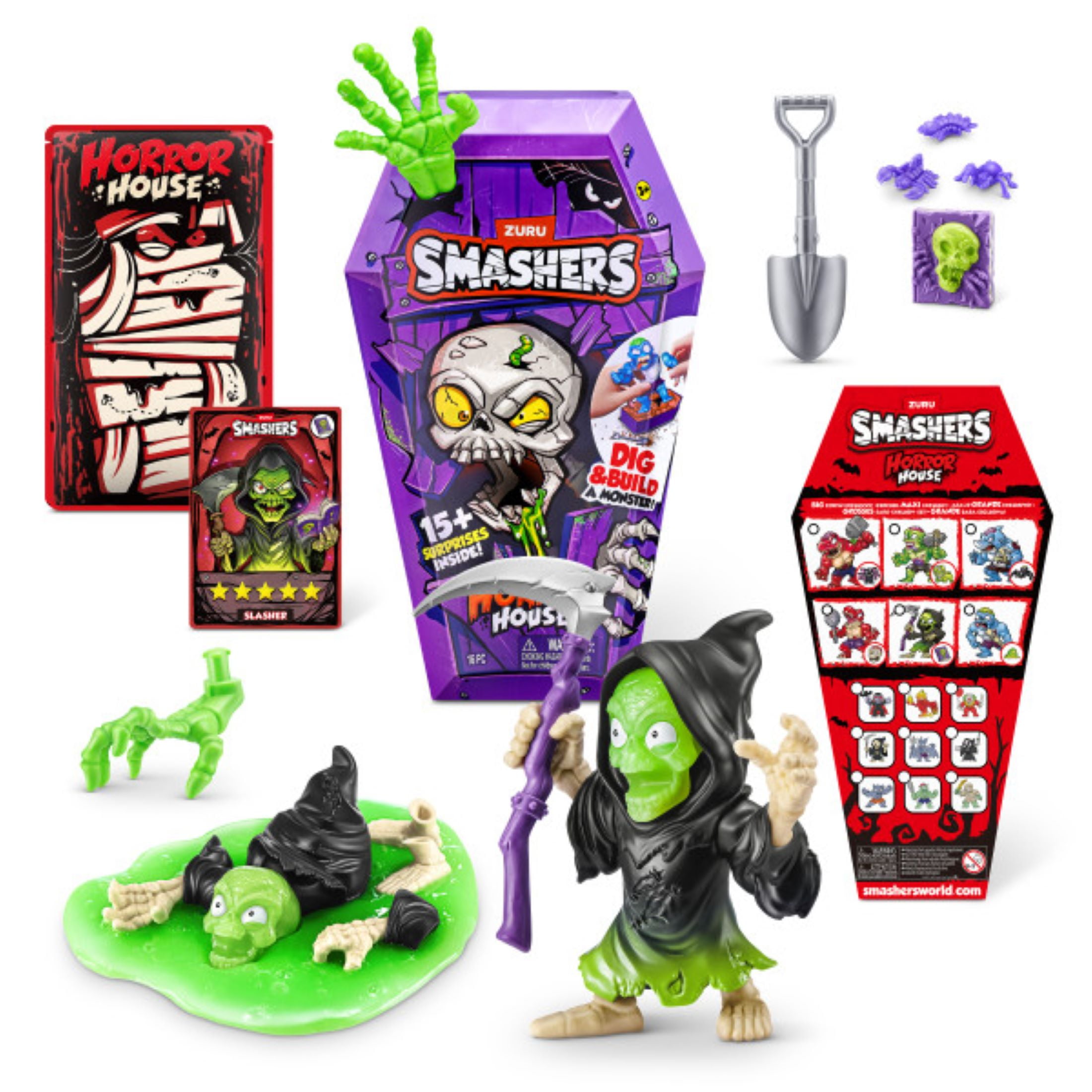 Free Shipping! Smashers Horror House, Collectible Toy, 15+