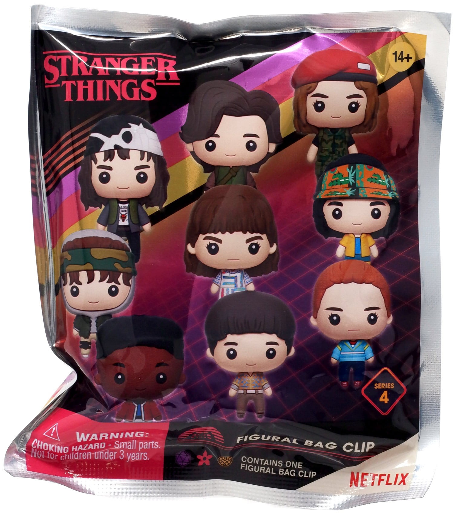 3D Figural Foam Bag Clip Stranger Things Series 4 Mystery Pack (1