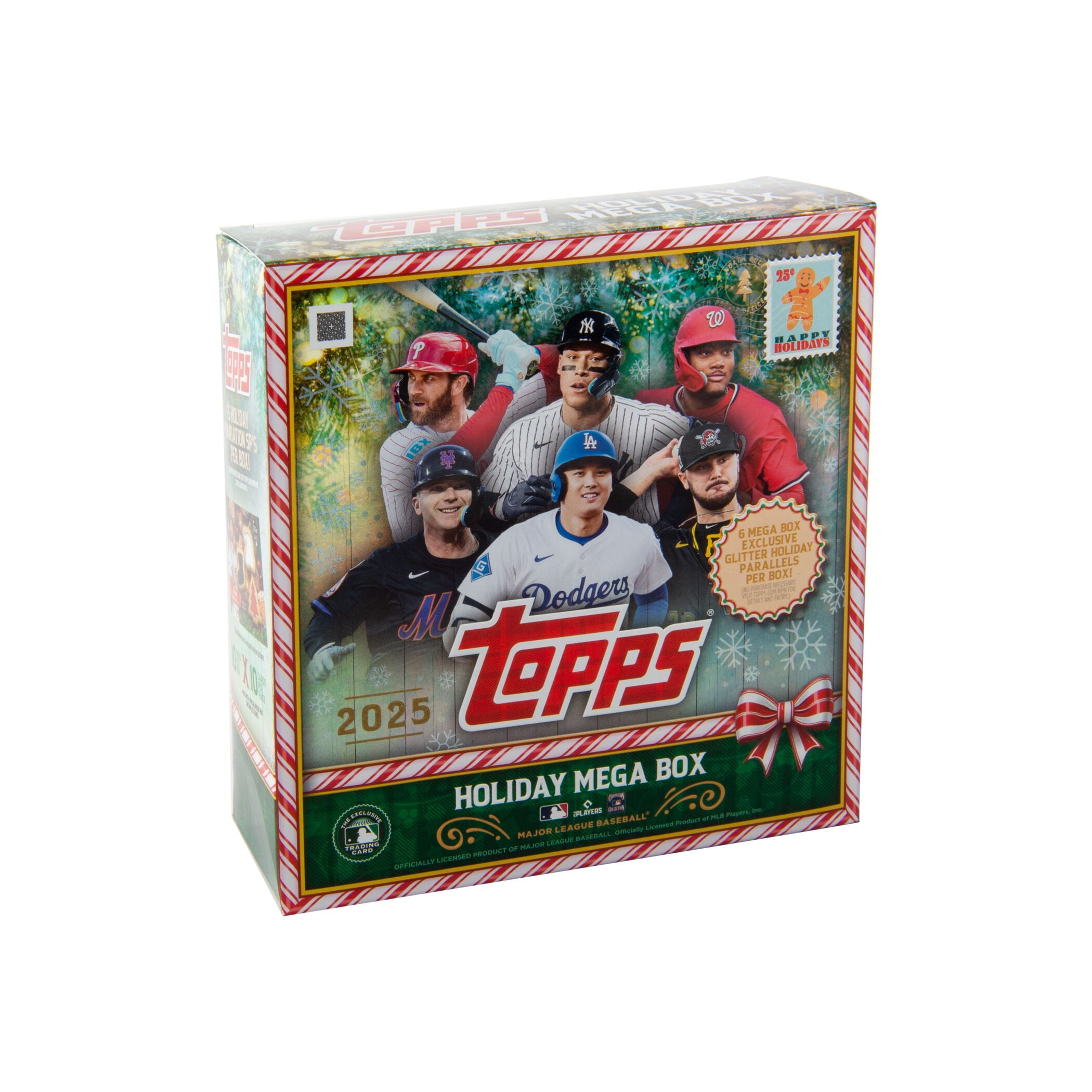 2025 Topps Holiday Baseball Trading Cards - Mega Box - Walmart.com