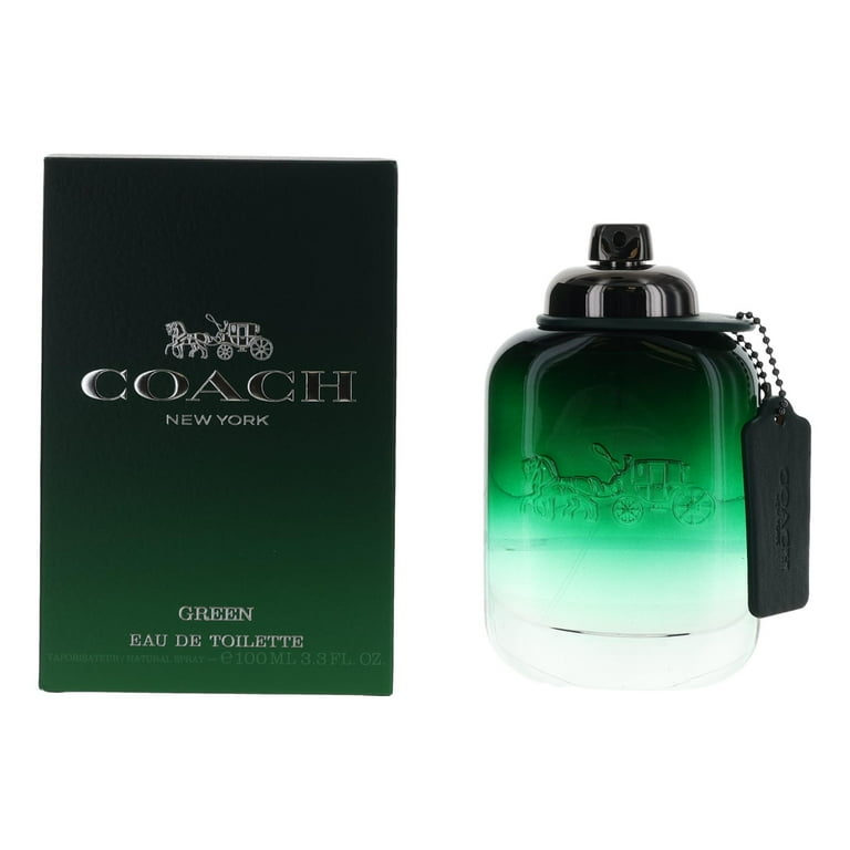 Coach Green Eau de Toilette Spray, 3.3 oz, Citrus Aromatic