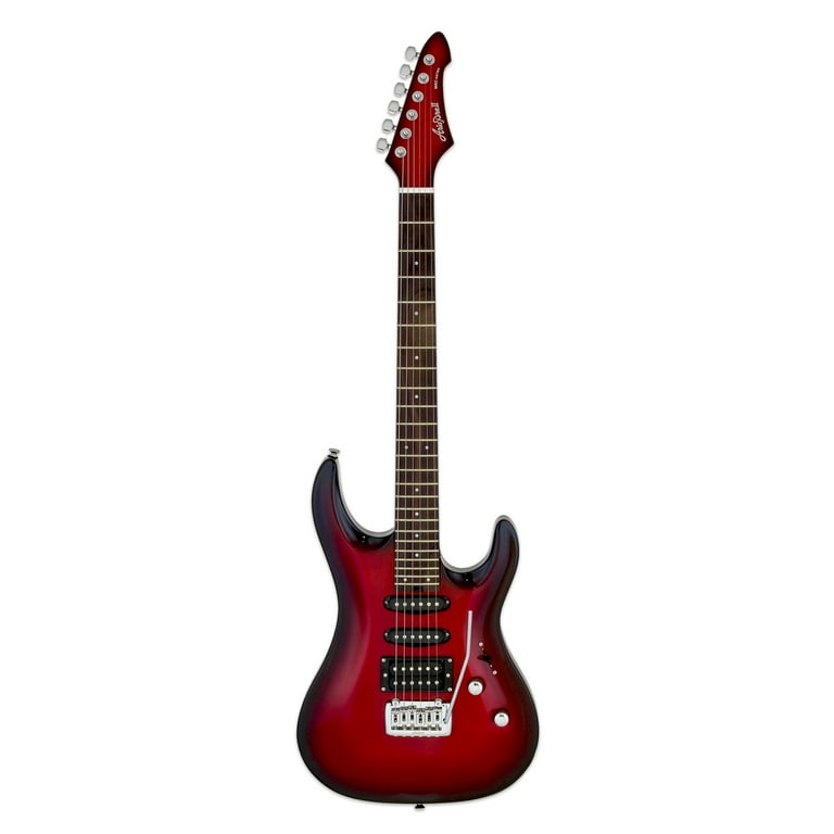 Aria Pro II Electric Guitar Metallic Red Shade - Walmart.com