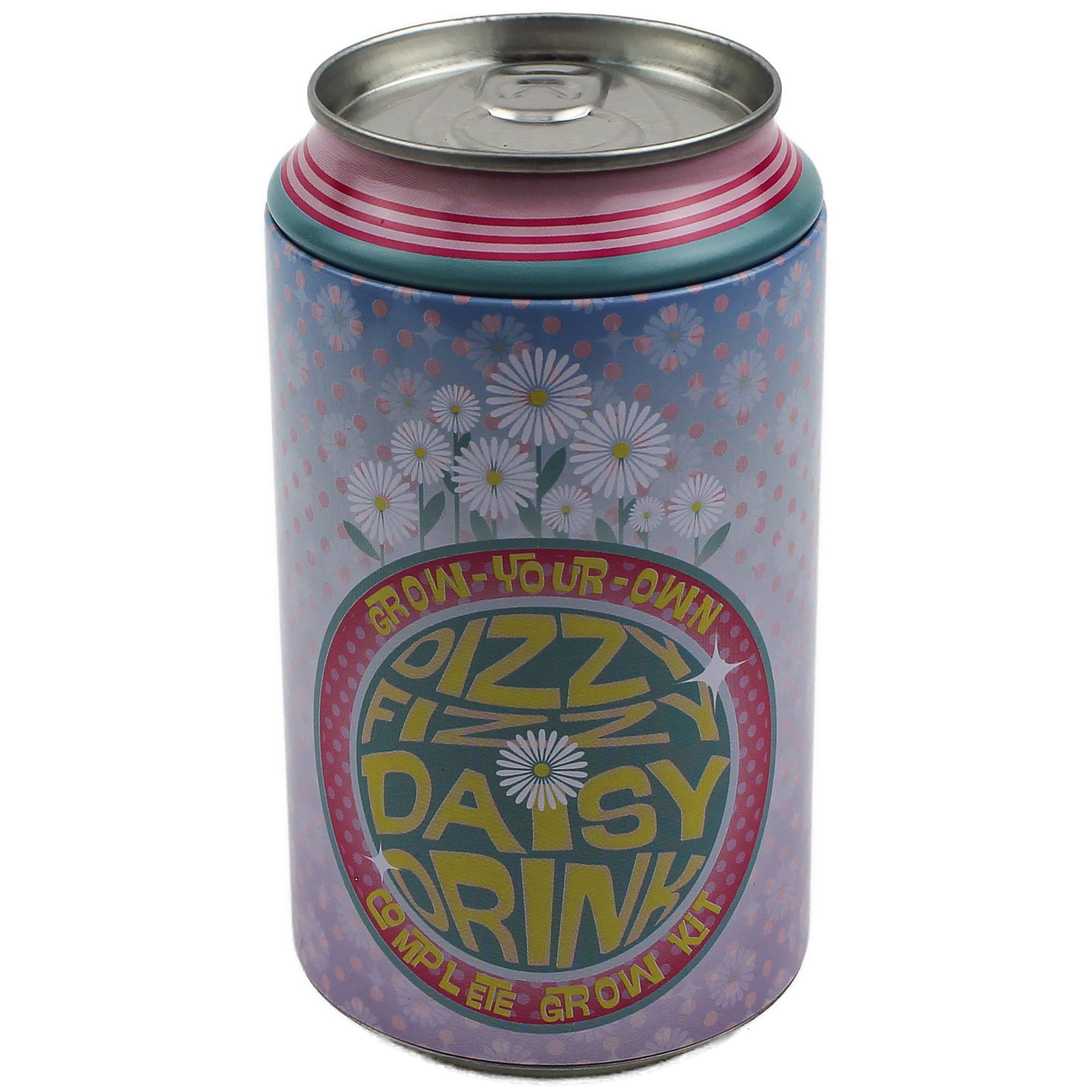 Buzzy Dizzy Fizzy Daisy Flower Soda Can Grow Kit Item 97523