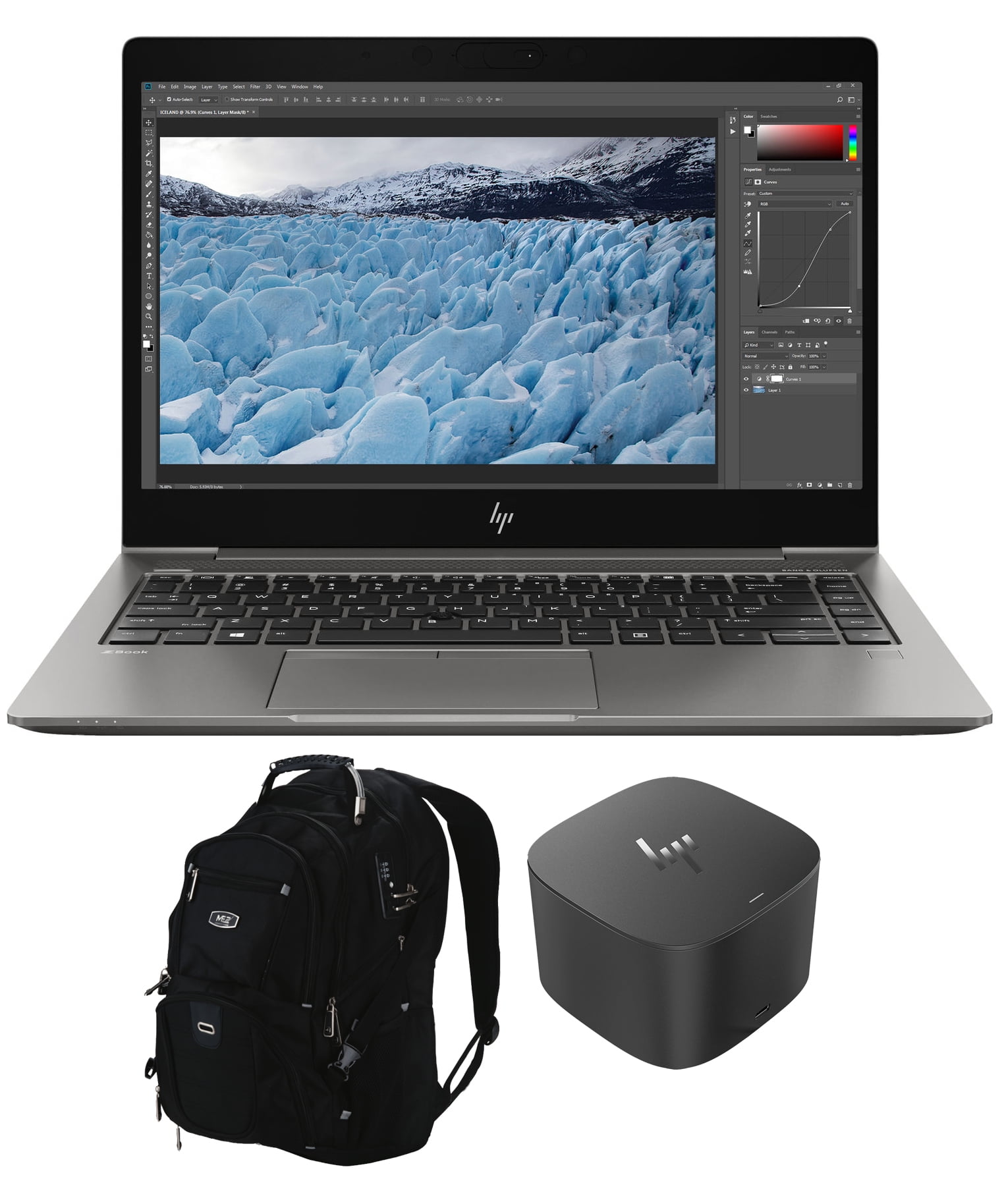 HP Zbook 14U G6 Workstation Laptop (Intel i7-8565U 4-Core, 64GB