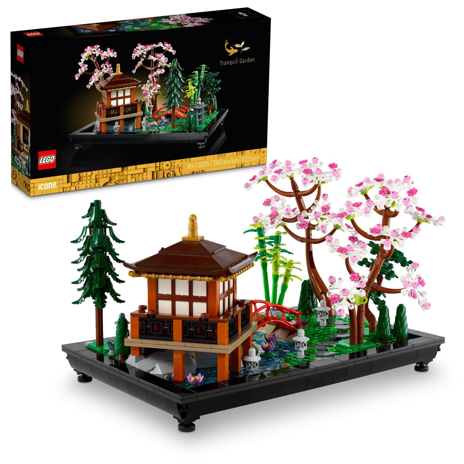 Free Shipping! LEGO Icons Tranquil Garden Building Set for Adults