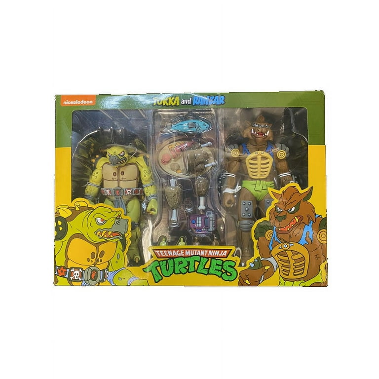 NECA Exclusive TMNT Cartoon Tokka & Rahzar Action Figure 2-Pack