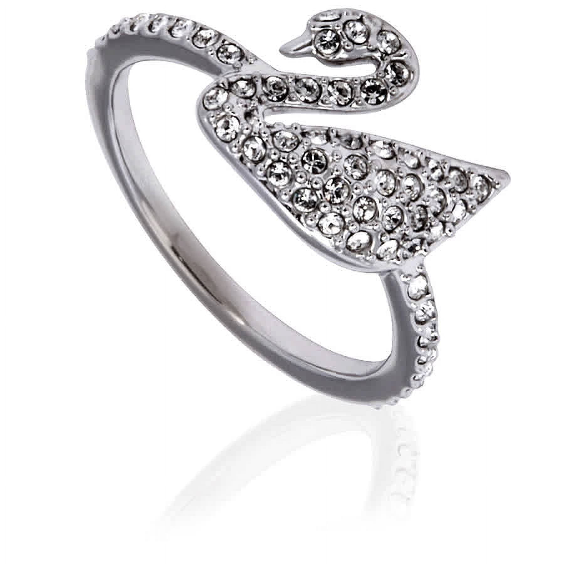 Swarovski Iconic Swan Ring- Size 52 - Walmart.com