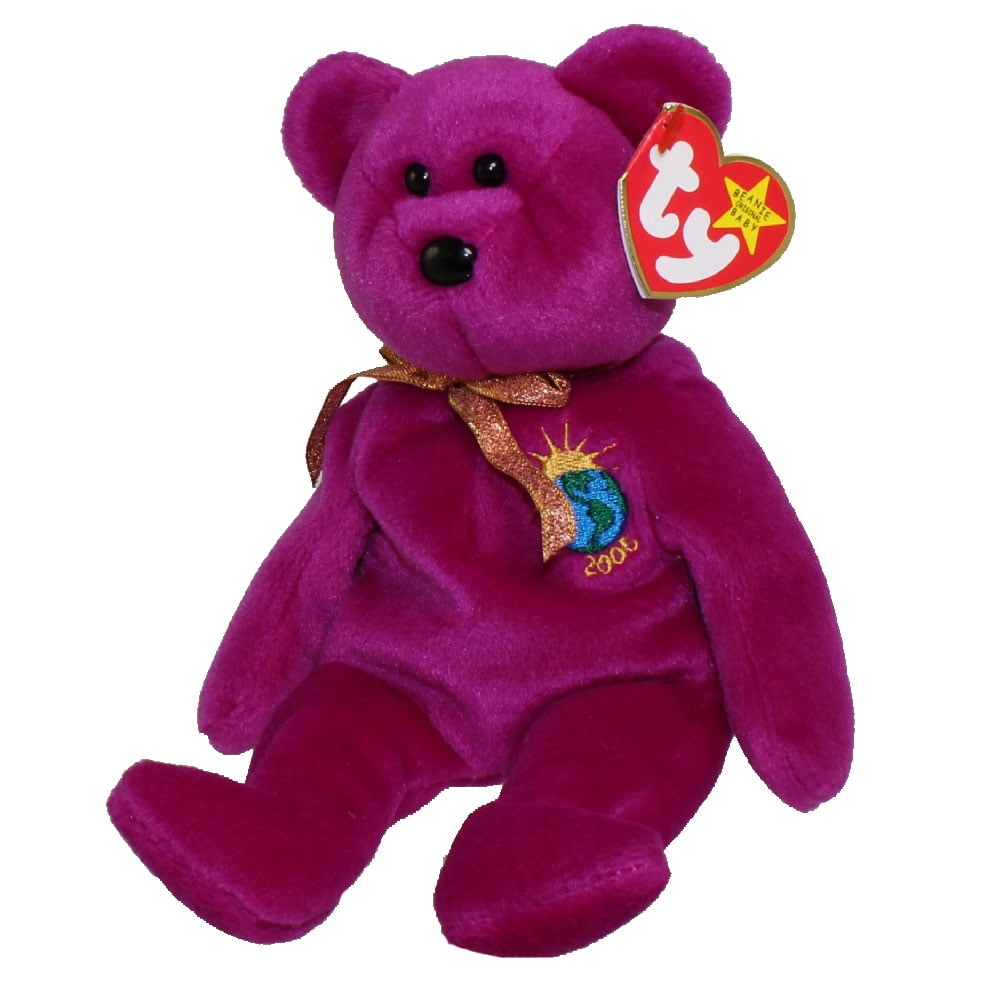 Beanie Babies Millennium 2000 Plush Collectible Teddy, Stuffed
