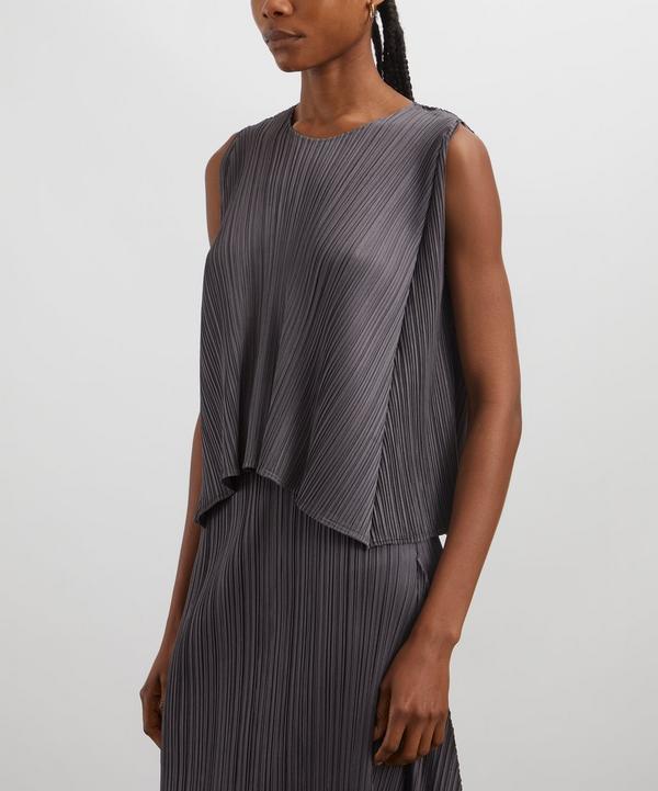 Pleats Please Issey Miyake EFFICIENT SQUARE Pleated Top | Liberty