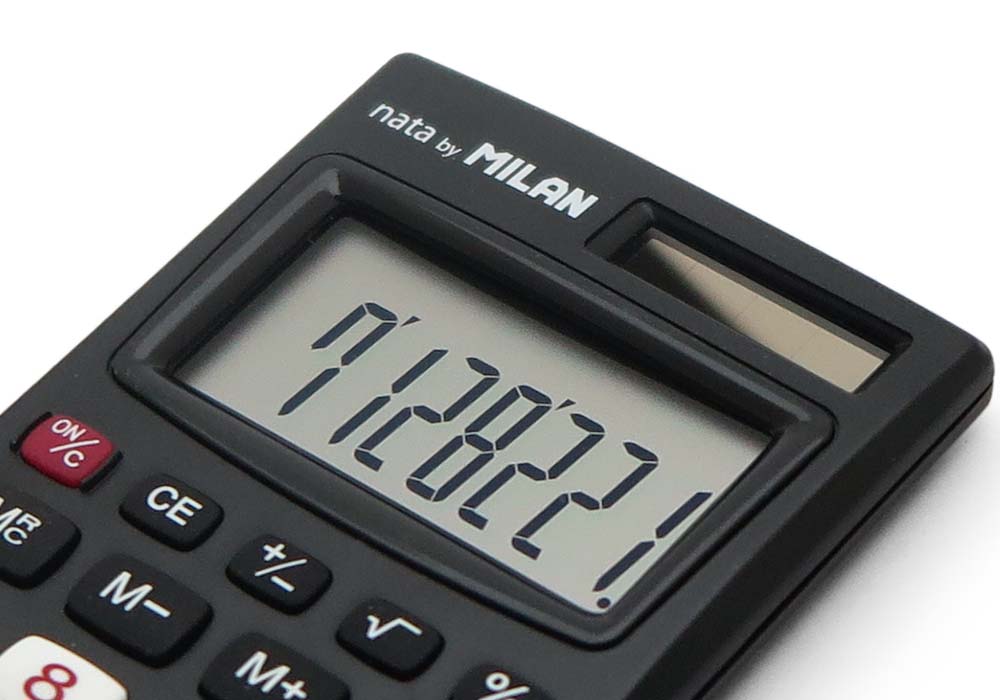 MILAN【ミラン】nata 8桁電卓 150208 ポケット カリキュレーター