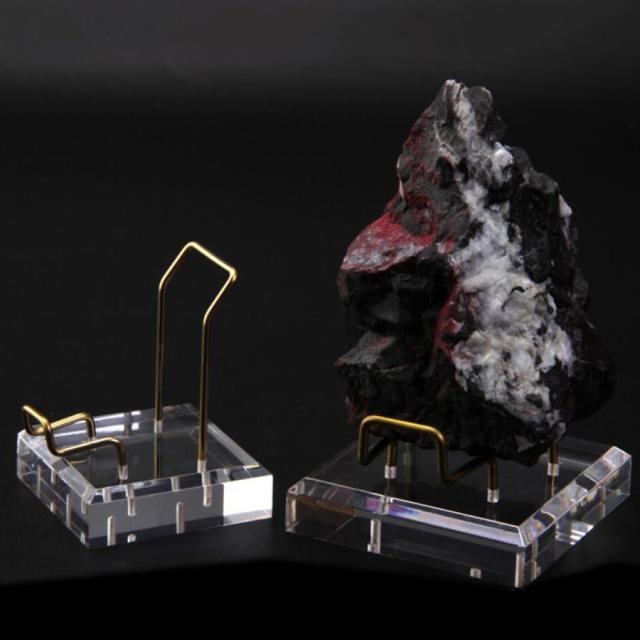 ディスプレイスタンド 鉱物鉱石 ジオード 岩石標本収集品石 ホルダー